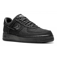 Stussy x Nike Air Force 1 Black Low