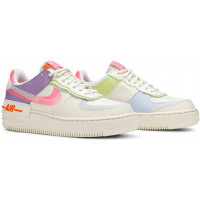 Кроссовки Nike Air Force 1 Shadow Double Swoosh Sail Pink Purple
