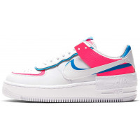 Nike кроссовки женские Air Force 1 Shadow White Pink Blue