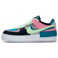 Nike Air Force 1 Low Shadow Barely Volt Oracle Aqua