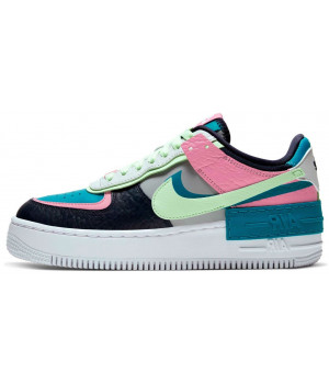 Nike Air Force 1 Low Shadow Barely Volt Oracle Aqua