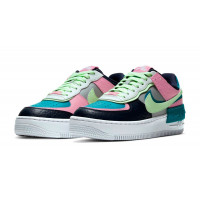 Nike Air Force 1 Low Shadow Barely Volt Oracle Aqua