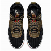 Nike Lunar Force 1 Duckboot Green с мехом