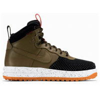 Nike Lunar Force 1 Duckboot Green с мехом