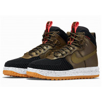 Nike Lunar Force 1 Duckboot Green с мехом