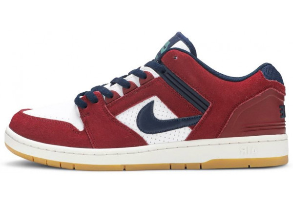 Nike SB Air Force 2 Low Team Red Obsidian