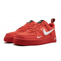 Кроссовки Nike Air Force 1 LV8 Utility красные