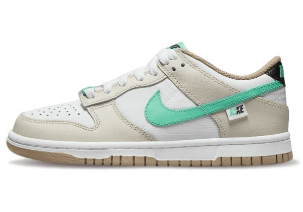 Nike Dunk Low Split Seam White Tan Mint