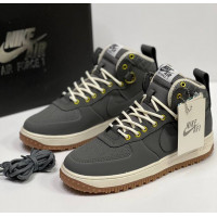 Nike Lunar Force 1 Duckboot Winter WaterShield Autumn Grey