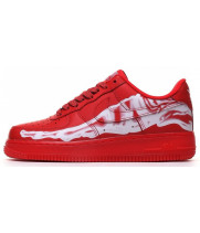 Nike Air Force 1 Low Skeleton Red