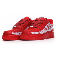 Nike Air Force 1 Low Skeleton Red