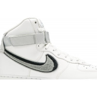 Nike Air Force 1 Mid 07 LV8 White Black белые с черным