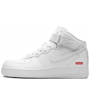 Кроссовки Nike Air Force 1 Mid Supreme Mini Box Logo White