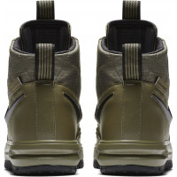 Nike Lunar Force 1 Duckboot Green Black с мехом