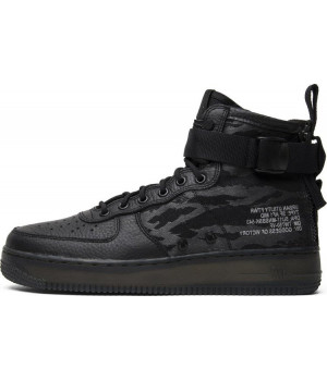 Nike кроссовки Air Force Middle SF AF1 Black