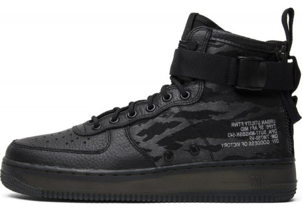 Nike кроссовки Air Force Middle SF AF1 Black