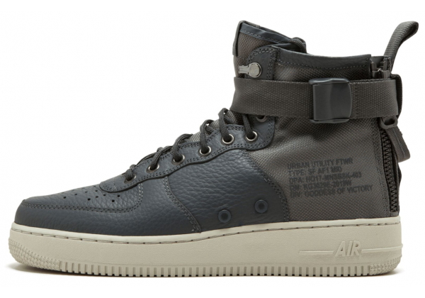 Nike кроссовки Air Force Middle SF AF1 Grey