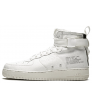 Nike Air Force Middle SF AF1 Triple Ivory