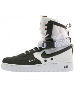 Nike кроссовки Air Force High SF AF1 Black White