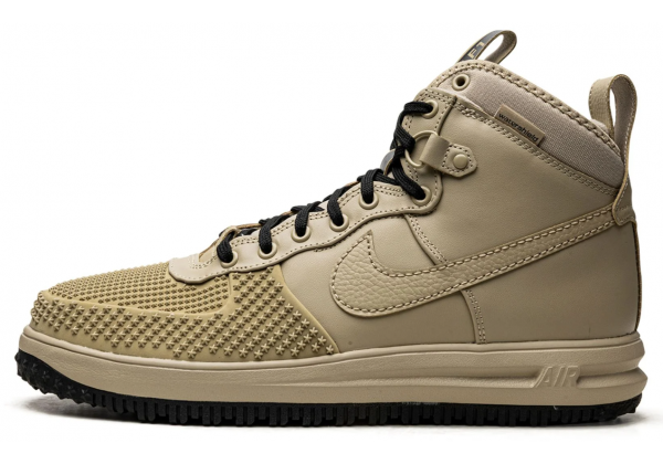 Мужские кроссовки Nike Air Force 1 Duckboot High PRM Tan Black