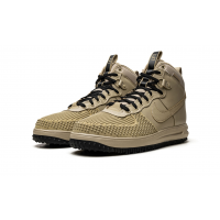 Мужские кроссовки Nike Air Force 1 Duckboot High PRM Tan Black