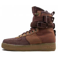 Nike Air Force High SF AF1 Dark Russet Pueblo Brown