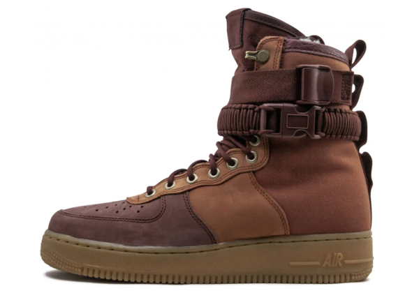 Nike Air Force High SF AF1 Dark Russet Pueblo Brown