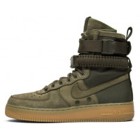 Nike кроссовки Air Force High SF AF1 Army-Green