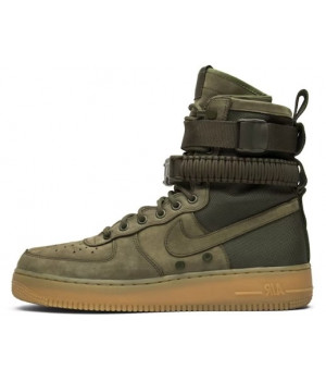 Nike кроссовки Air Force High SF AF1 Army-Green