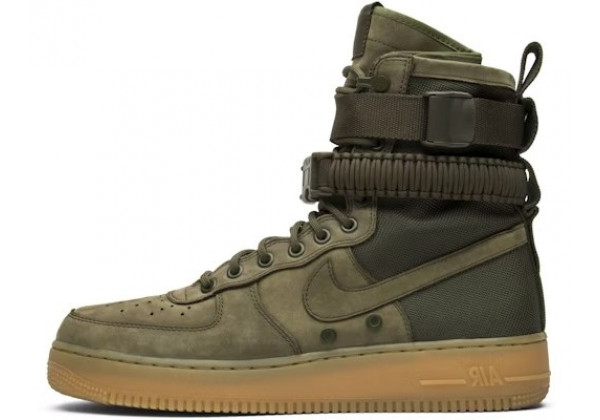 Nike кроссовки Air Force High SF AF1 Army-Green