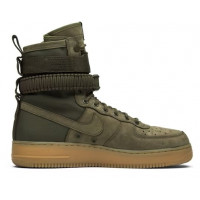 Nike кроссовки Air Force High SF AF1 Army-Green