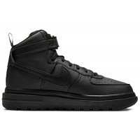 Nike Air Force 1 Mid Gore Tex All Black с мехом