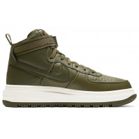 Nike Air Force 1 Mid Gore Tex Green с мехом