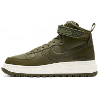 Nike Air Force 1 Mid Gore Tex Green с мехом