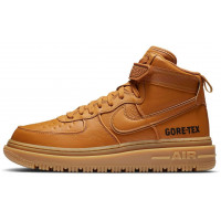 Nike Air Force 1 Mid Gore Tex Beige с мехом