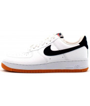 Кроссовки мужские Найк Air Force 1 Low ’07 White Obsidian-University Red