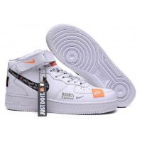 Nike кроссовки Air Force 1 Mid Just Do It White