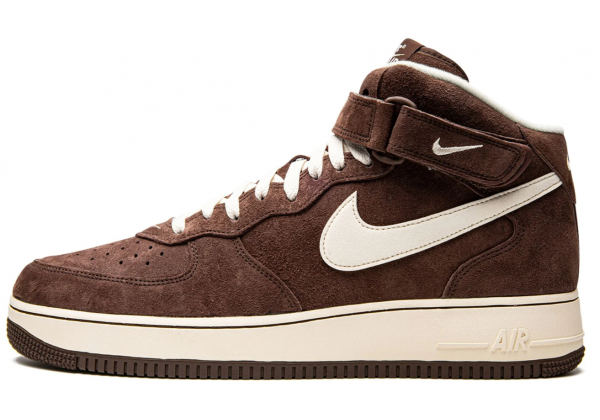 Nike кроссовки Air Force 1 Mid 07 Chocolate