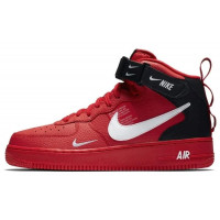 Кроссовки Nike Air Force 1 '07 LV8 Mid Utility Red Black