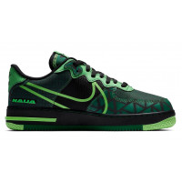 Кроссовки Nike Air Force 1 React Green Black