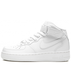 Nike Air Force 1 зимние белые моно