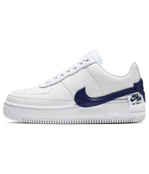 Кроссовки Nike Air Force 1 Low Jester белые с синим