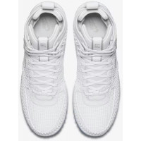 Кроссовки Nike Lunar Force 1 высокие белые