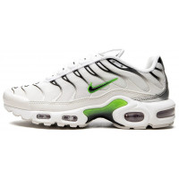 Nike Air Max Plus TN White Neon Metallic Silver