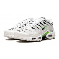 Nike Air Max Plus TN White Neon Metallic Silver