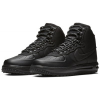 Nike Lunar Force 1 Duckboot 18 Black с мехом