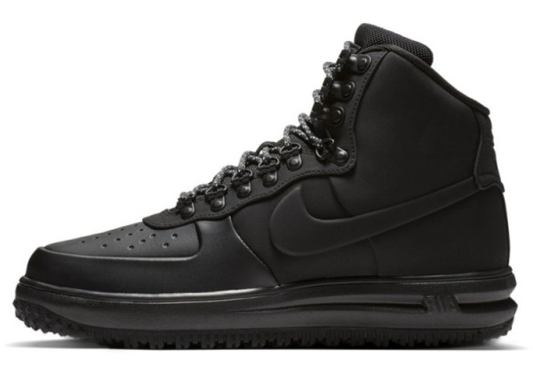 Nike Lunar Force 1 Duckboot 18 Black с мехом