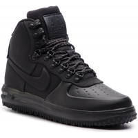 Nike Lunar Force 1 Duckboot 18 Black с мехом