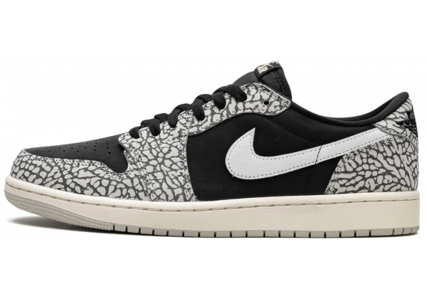 Nike Air Jordan 1 Low Black Elephant