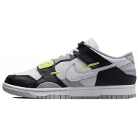 Nike Dunk Low Scrap Wolf Grey Stitching Monster